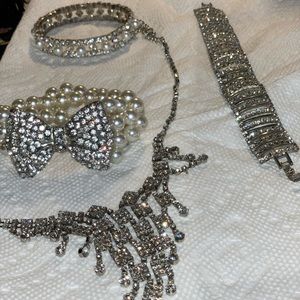 4 Pieces Bracelets & Necklace Used